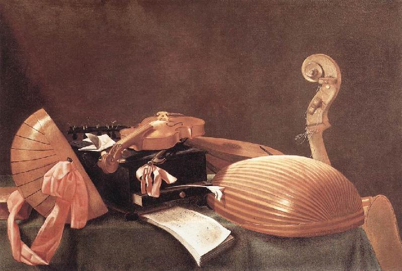 BASCHENIS, Evaristo Still-life with Musical Instruments
